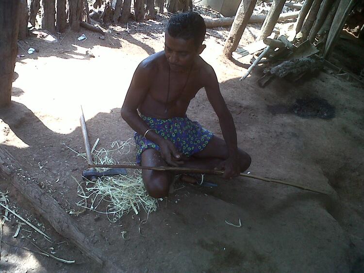 Bow and Arrow in making Bow and Arrow in making