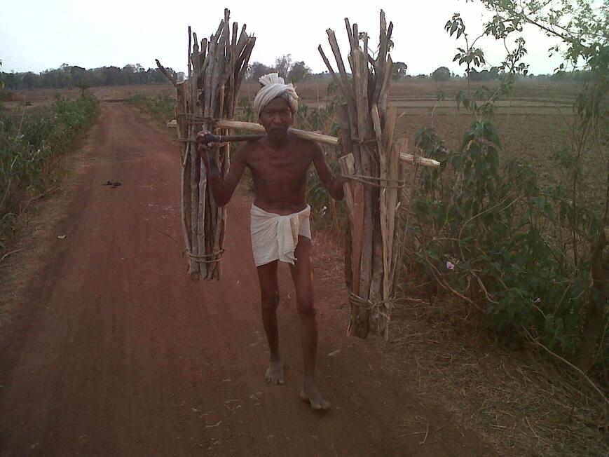 Carrying firewood